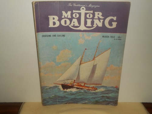 Motor boating magazine march - magazine,