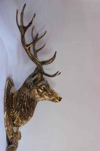Deer head wall mount - head,