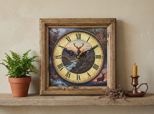 Scottish stag wall desk - stag,