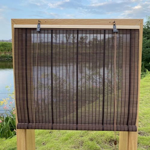 Xiuxiu bamboo roller shades - roller,