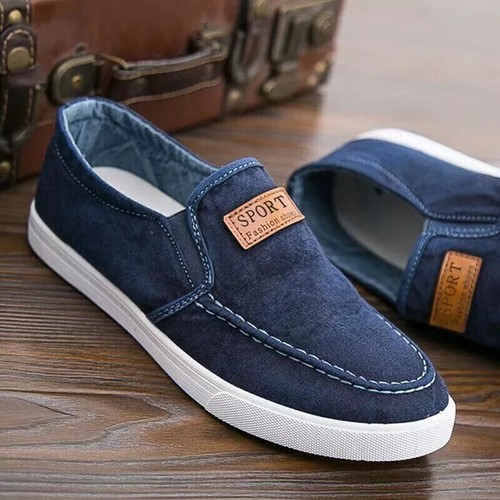 2026 mens canvas shoes slip - 2026,