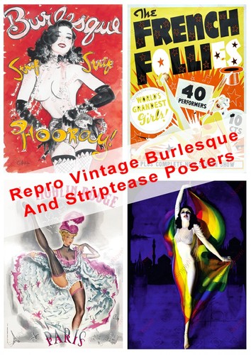 Repro vintage burlesque - repro,