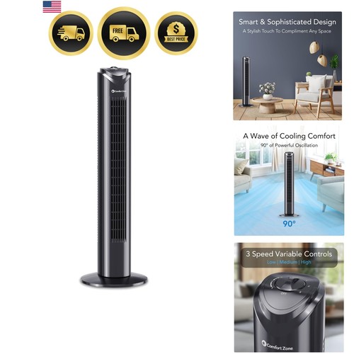 Inch oscillating tower fan - tower,