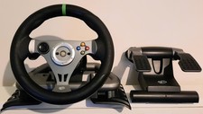 Mad Catz Wireless Racing Steering Wheel And Pedals Set Xbox 360 Minor Fault READ