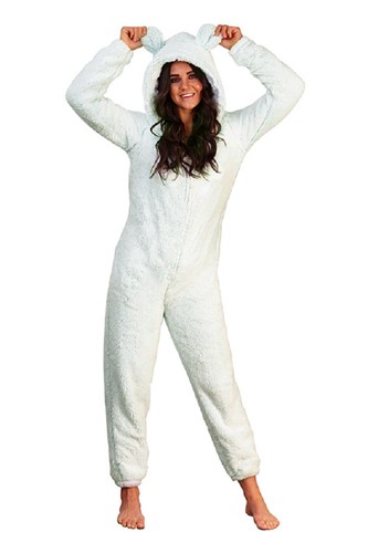 Women teddy fleece hooded - fleece,
