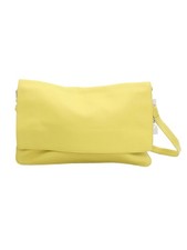 Boden Women's Bag Yellow Leather with Cotton Shoulder Bag