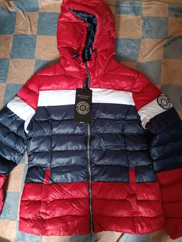 Red white and black brave - red,