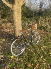 Pashley Princess Sovereign Women's Bike In Black with Basket Built In Lock 5spd