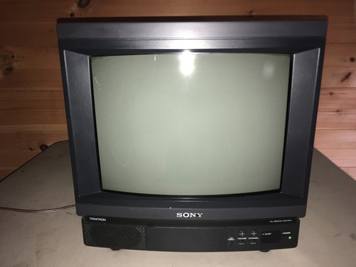 1989 sony trinitron color - trinitron, 13"