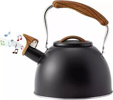 3L Gas Kettle Whistling Camping Gas Induction Hob kettle Stainless Steel Teapot