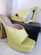 Ego neon green/ Yellow Heels