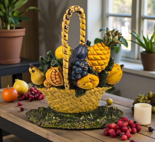 Antique large wicker - antique, fruit