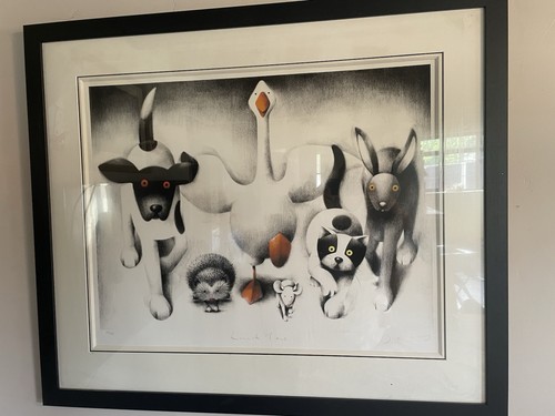 Doug hyde lunch - lunch, framed