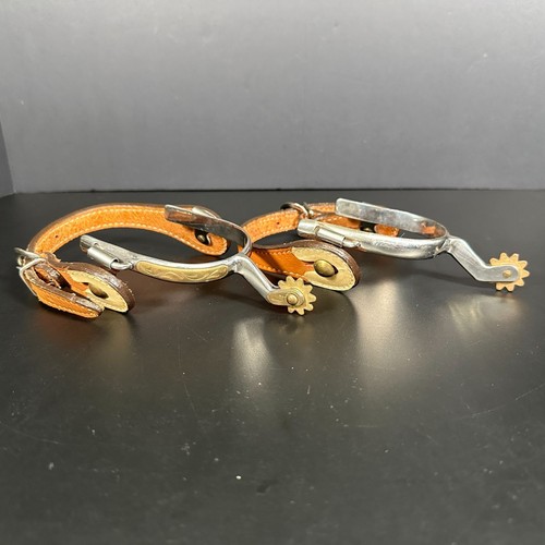 Stainless steel western spurs - western,