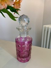 Vintage glass perfume bottle - vintage,