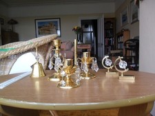 Swarovski Crystal Temptations Candlestick Holders Bell Globe Orb Job Lot (x 7)