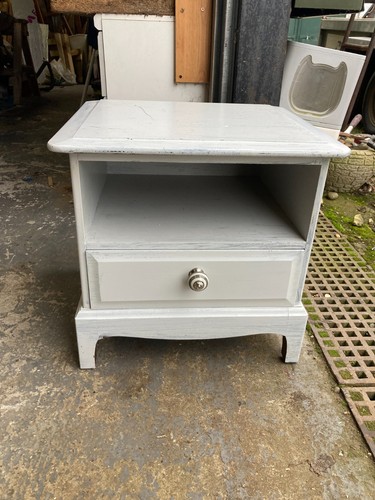 Stag white painted bedside - stag,