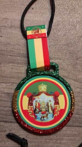 Rasta art necklace - necklace, /