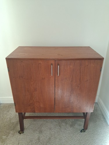 Mcm 1960s teak record - teak, cabinet