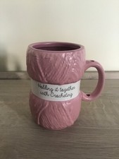 Crocheting Pink Novelty Mug
