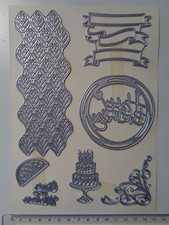 Assorted Mix Of Craft Dies - Inc. B'day Cake & Banners