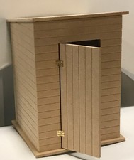 Dolls House Garden Shed Kit Flat Pack MDF Tool 1:12 Scale Miniature Shop tumdee