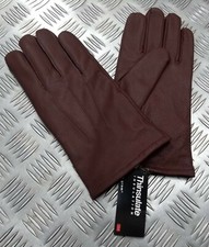 Brown Leather 3 Dart Gloves
