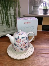 Cath Kidston Teapot Climbing Blossom Warm Cream