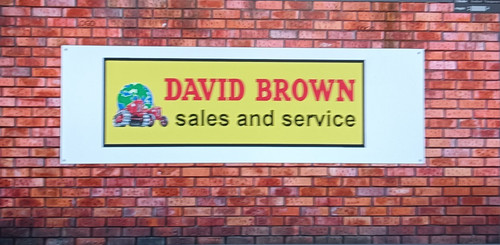 David brown farm tractor - brown,