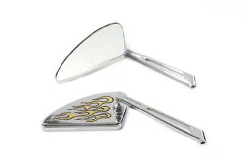 Tear drop mirror set with - tear,