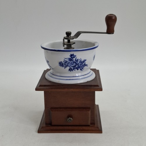 Vintage blue white ceramic - &,
