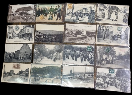 Lot old postcards - 65, from
