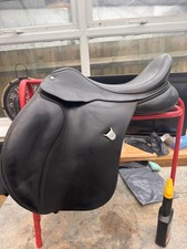 Bates GP 17'' Adjustable Gullet Saddle Black