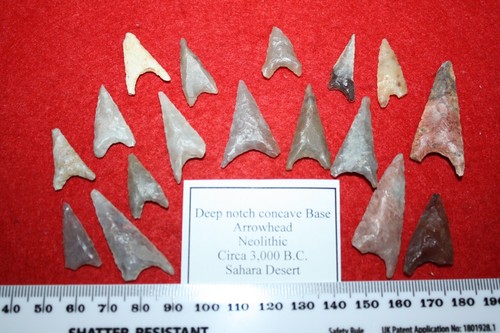 Neolithic stone age tool arrow
