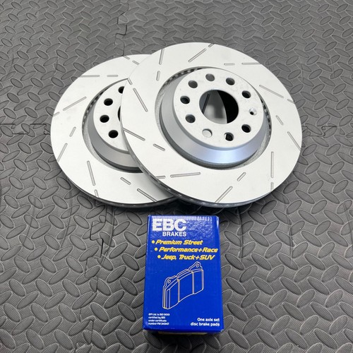 Audi slotted rear - slotted, brake