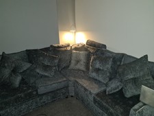 Bentley Fullback Corner Sofa - Charcoal Grey - L Shaped - Read Description