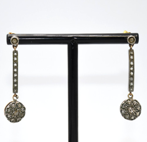 Antique style drop - drop, earrings
