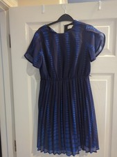 Lipsy London Navy & Blue Dress Girls Age 10