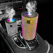 Diamond Car Diffuser Humidifier with LED Lights Air Aromatherapy Air Freshener 
