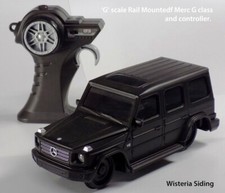 'G' scale R/C Mercedes G class 2.4GHZ Miasto Converted to run on 45mm Rail Track