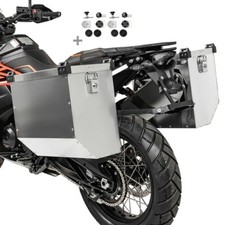 Motorcycle panniers aluminium