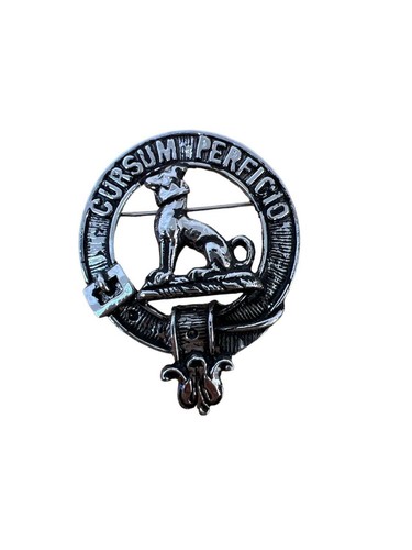 Hunter clan crest - crest, pewter