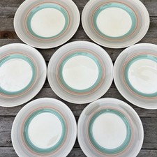 Vintage Susie Cooper Plate Art Deco Wedding Band Pattern 2x10” 5x9” 5x8”