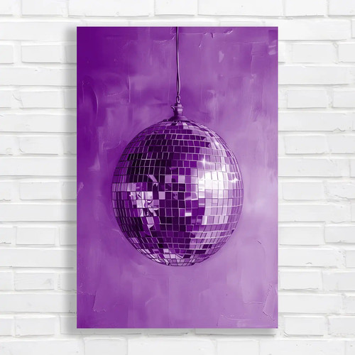 Disco ball mirrored mosaic - disco,