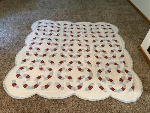 Antique quilt blue - quilt, blue/multicolor