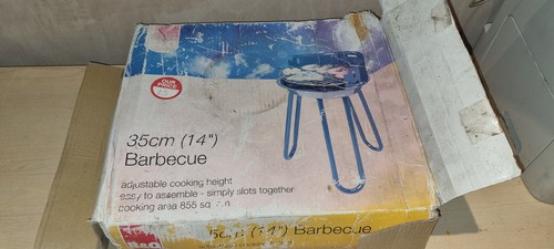 35cm portable steel bbq small - steel,