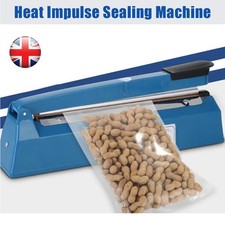 Upgrade Handheld Sealing Machine Impulse Heat Sealer Plastic Bag Seal Film Metal