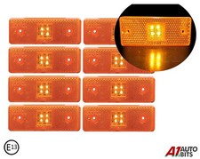 Pcs led 24v orange - 8, amber