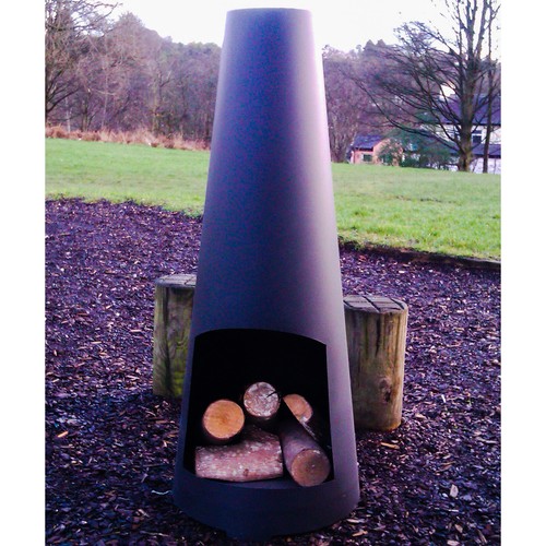 Outdoor chimenea log burner - chimenea,
