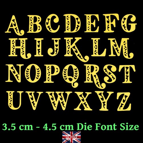 Large decorative alphabet - large,